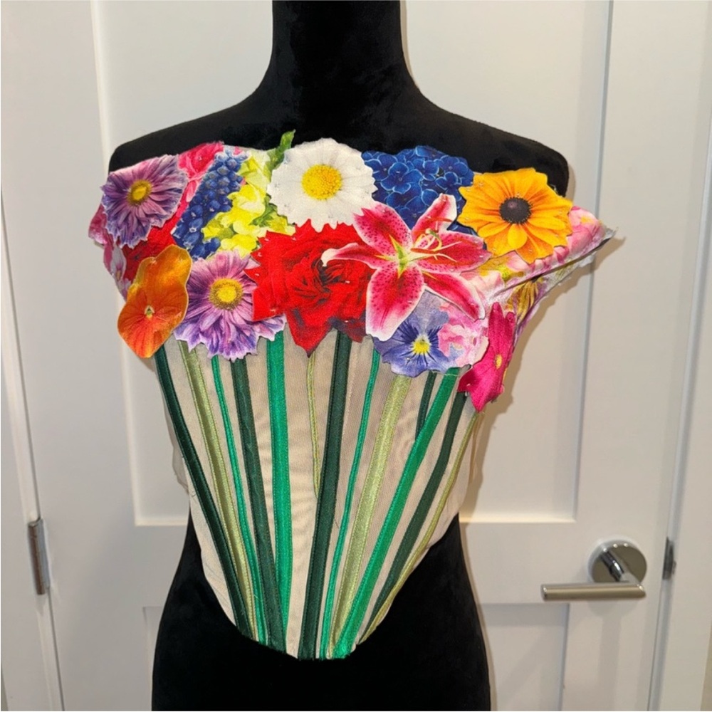 Tyler McGillivary Bouquet Corset Top